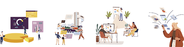 DX推進の具体策を4つの視点で描く「ロードマップ」