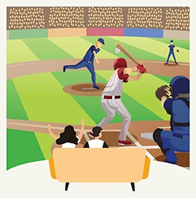 リビングでバーチャル野球観戦ができるようなAR・VRで幅広い使い方ができる家を提供する